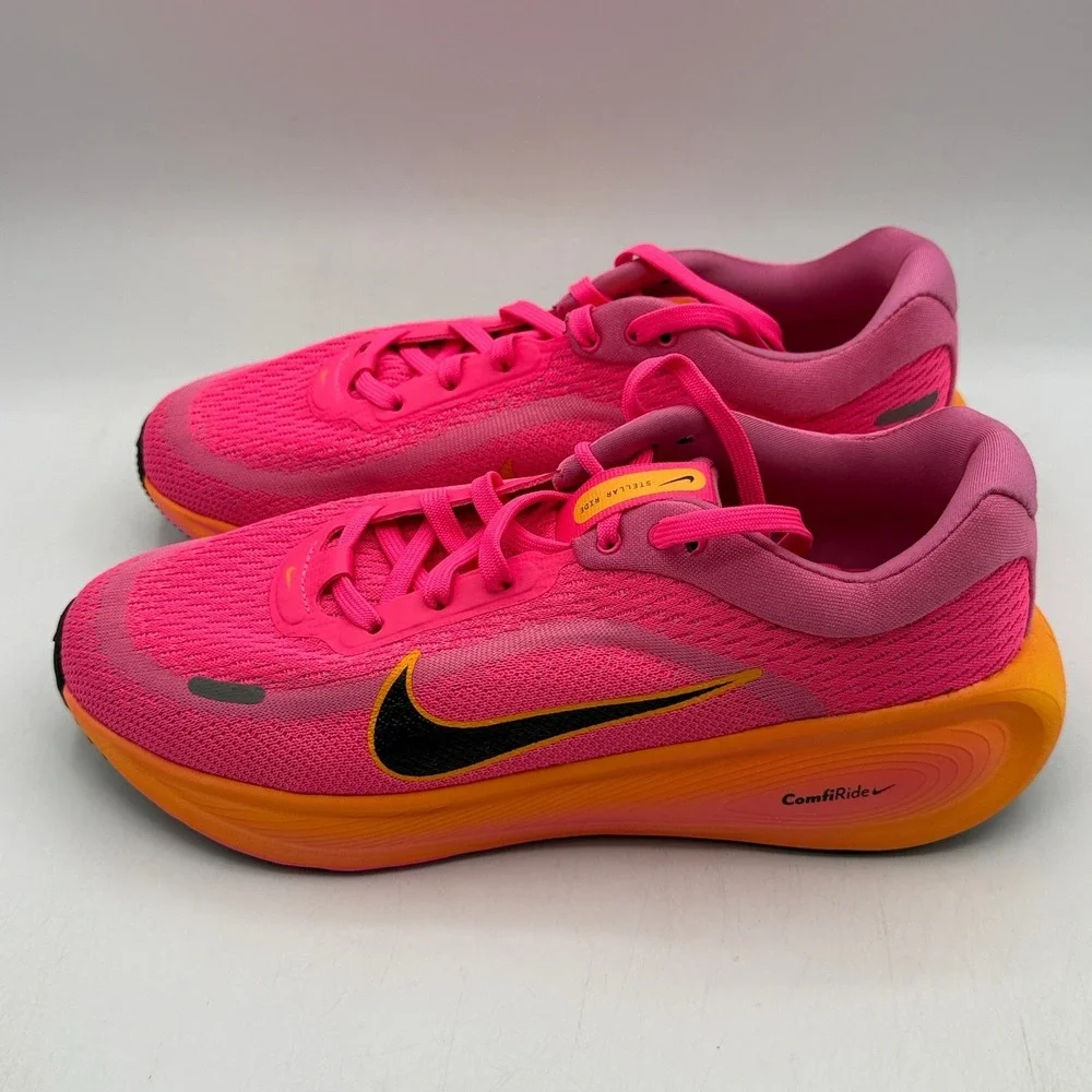 Nike Stellar Ride Shoes Kids Size 5Y Pink Black Running HQ3266-603